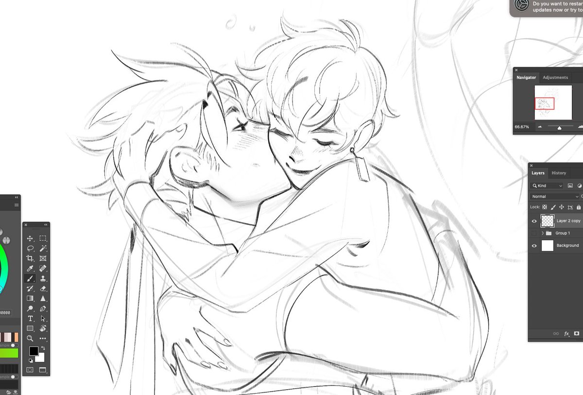 here's ur '98 vm food. liking how the sketch is turning out so I'm gonna color it tomorrow....mayb :]  #vashmeryl