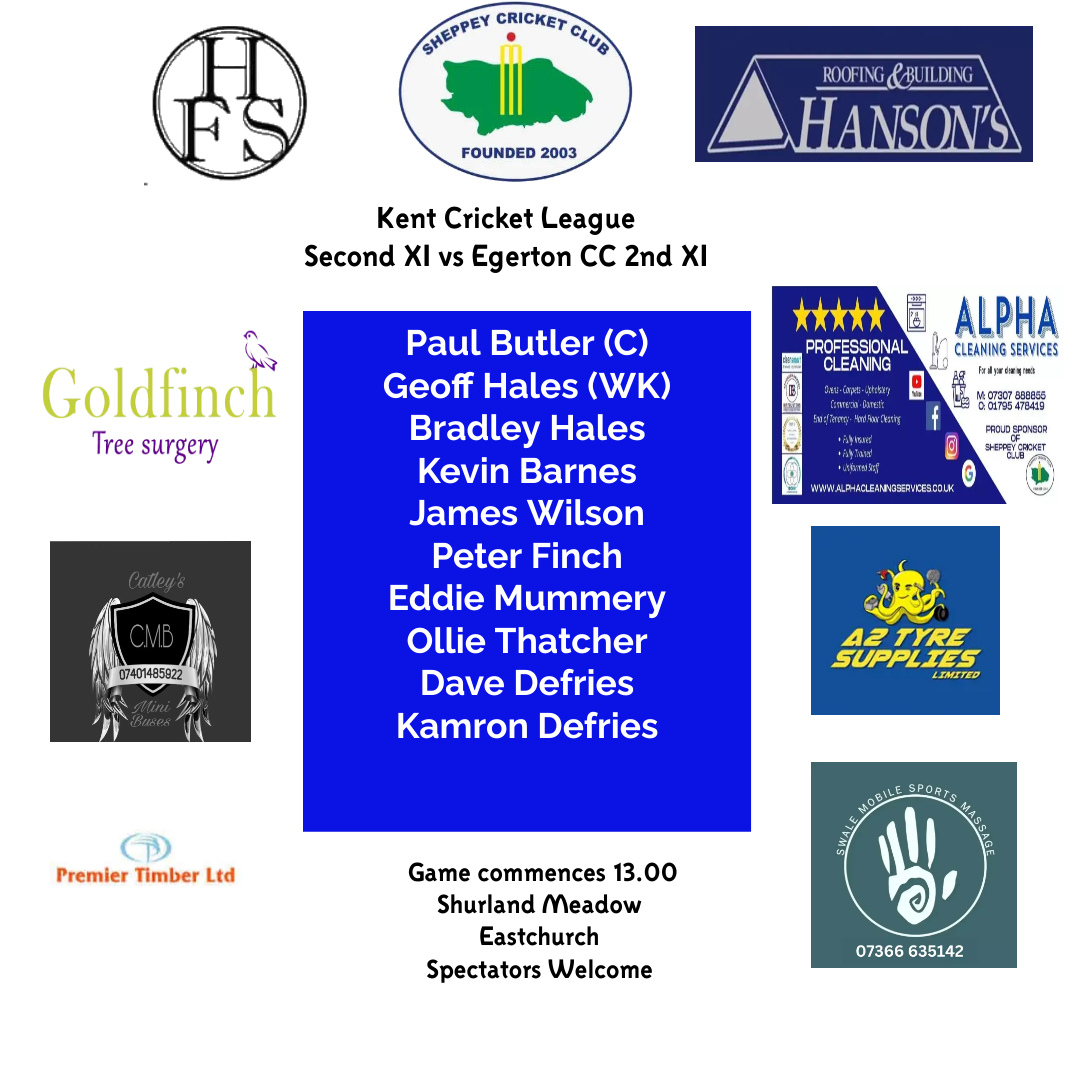 Our Second XI are at home this Saturday