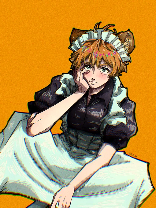 「オスにこんなん着せても楽しくないでしょ」  #ツイステファンアート