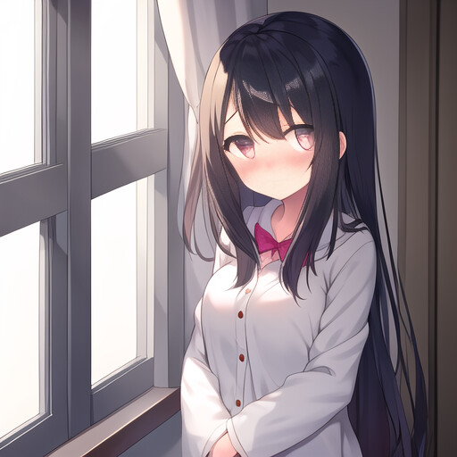 TonyaTaylo68738's tweet image. #neuronet #anime
This is the image produced by the neural network according to the description of a &quot;shy girl standing by the window&quot; 😅☺️