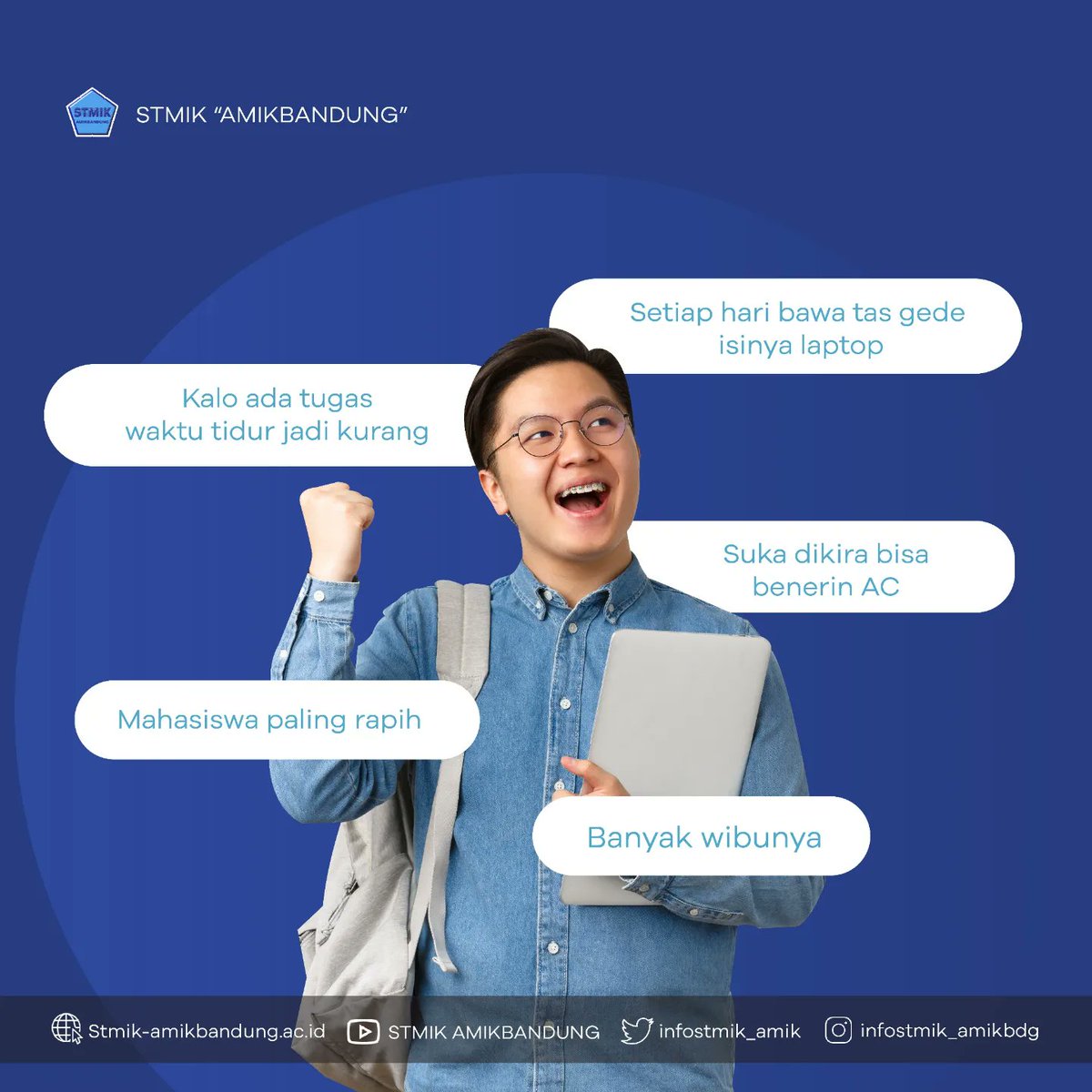 infostmik_amik's tweet image. #CanYouRelate
Hallo Anak Teknik Informatika sini sini, relate ga nih ??
Coba dong cerita hal hal yang relate lainnya di kolom komentar yaaa!!
#stmikamikbandung #teknikinformatika