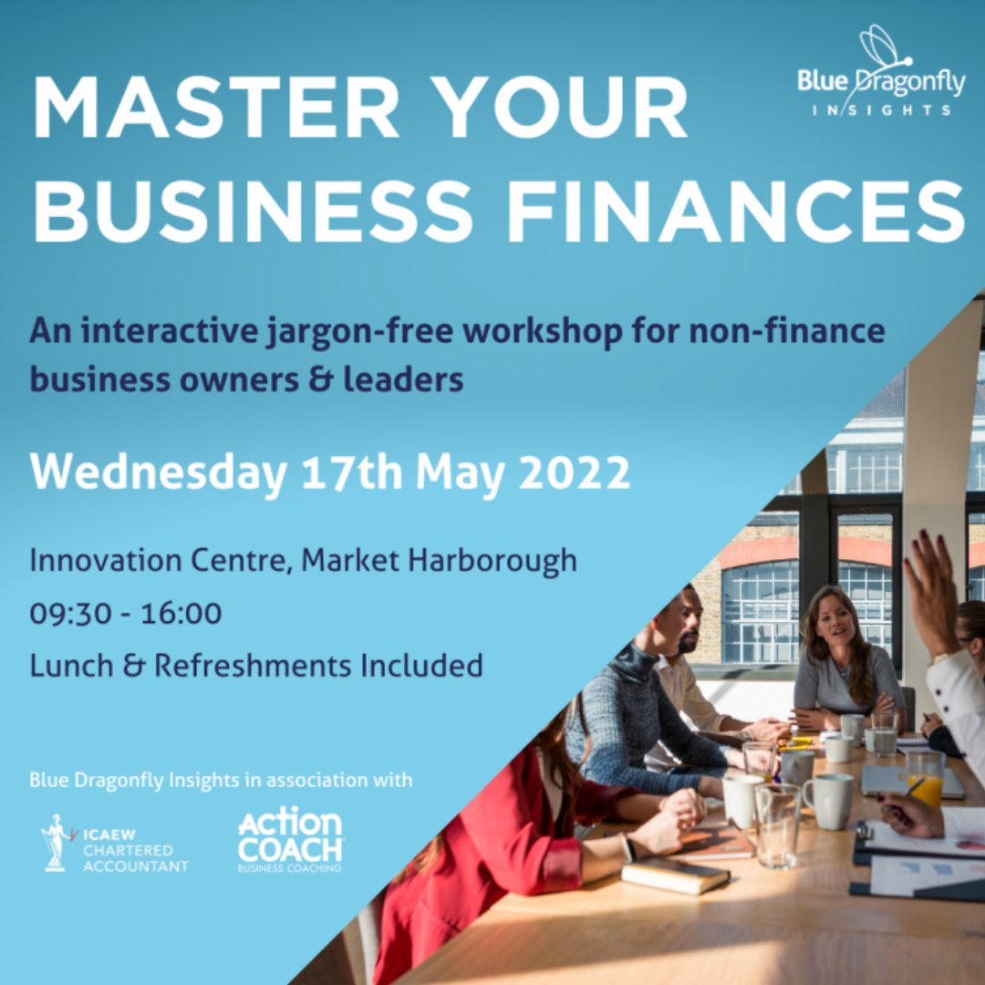 Finance Workshop for business owners to help you gain a better understanding of financial concepts and how they work, enabling you to make more informed financial decisions for your business. 
#business#workshop

Follow this link to book a place - 
bit.ly/BDIworkshop