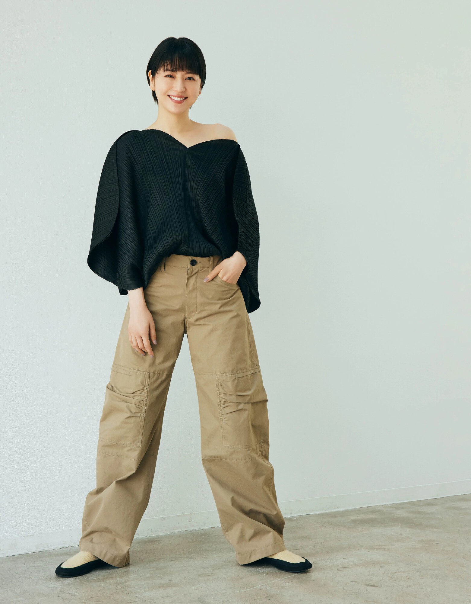 まさみ　イッセイミヤケme パンツ SPUR / シュプール on X: 