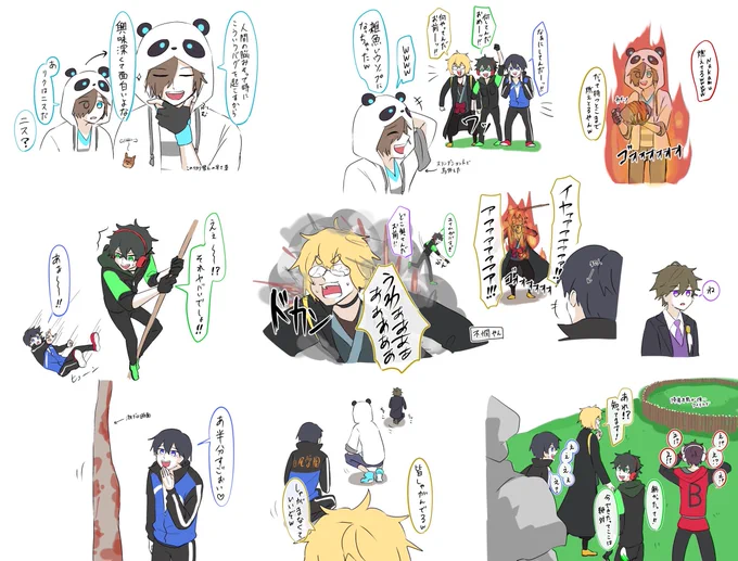 #しろっぽ  サイコパスみが強くなってるワイテルズ一同面白い