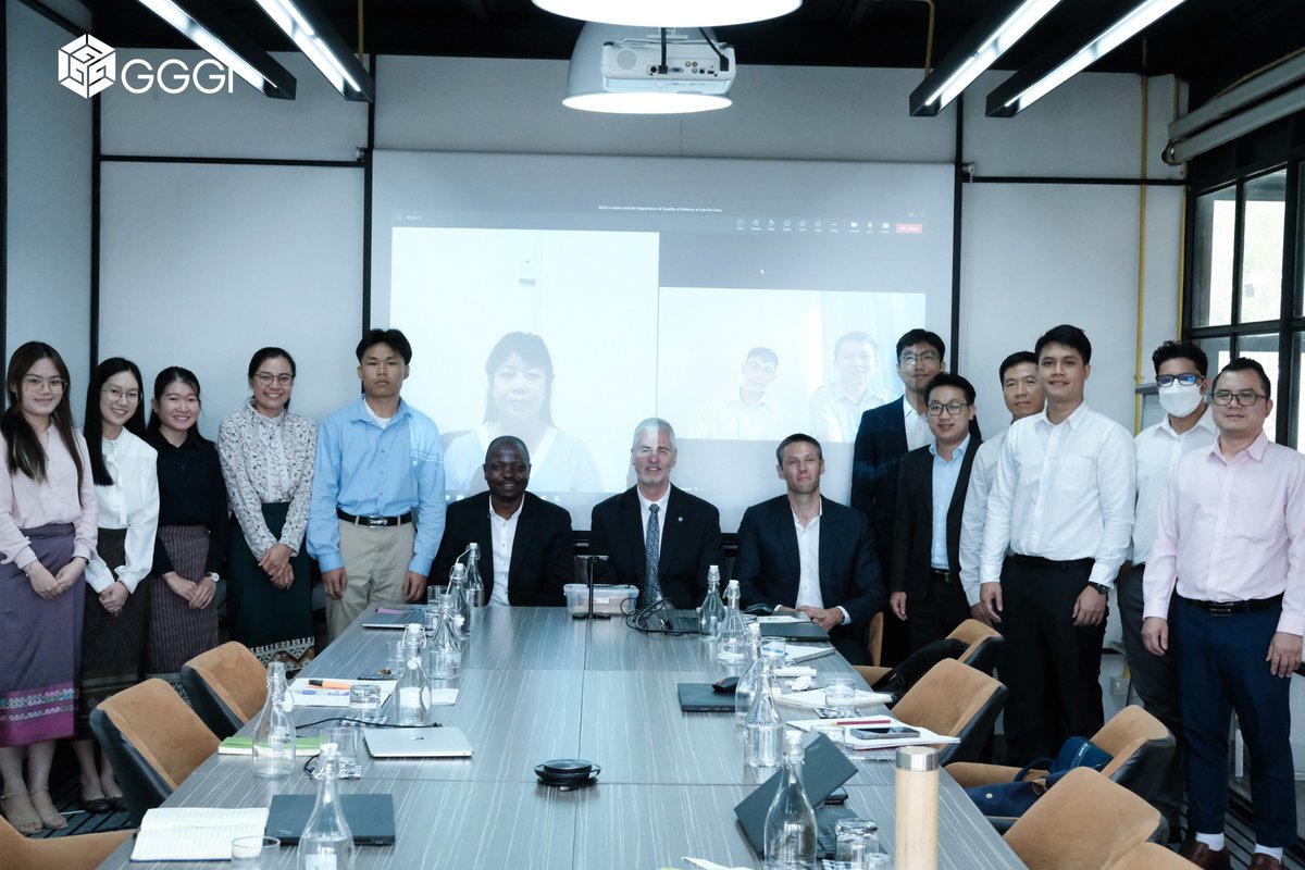 We are pleased to welcome our Director General, Dr <a href="/FrankRijsberman/">Frank Rijsberman</a> , to Lao PDR for three-day trip. We are kicking off with a stimulating internal session on the #climatecrisis and GGGI’s role as a climate solutions provider.
<a href="/rowansfraser/">Rowan Fraser</a> <a href="/gggi_hq/">GGGI</a>