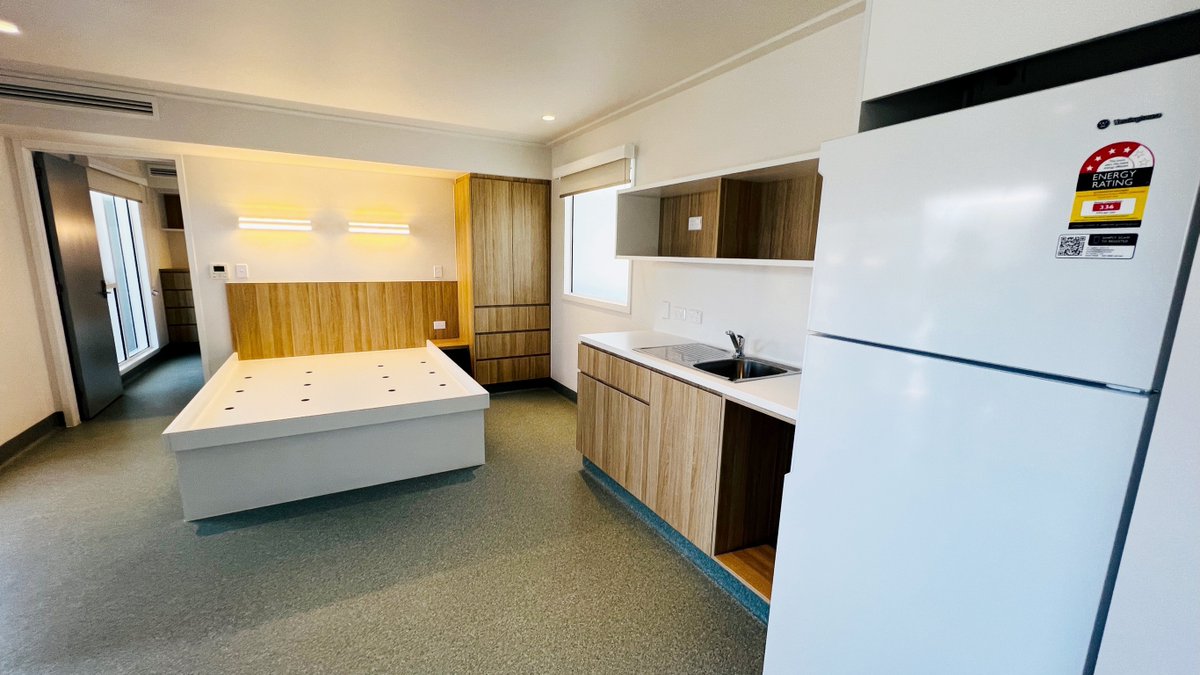 couriermail's tweet photo. #BREAKING Over five months since #Brisbane's #Pinkenba quarantine facility was completed, the state government has finally said discussions are under way to possibly house the homeless https://t.co/8PzBiSpexO https://t.co/tohqH7ndpv