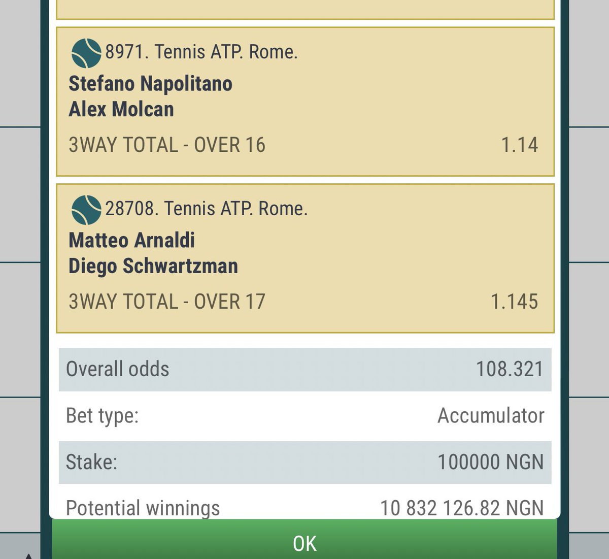 Mrbankstips's tweet photo. Tennis tips on 22BET 🎾

First serves 
33 odds EFQUR
103 odds Z8QUR 

108 odds 64SUR
5.1k odds 3JTUR

Don’t miss these 👆🏼

Not on 22bet ? Register right away 👇🏻👇🏻

🌎 https://t.co/ME6LZKjsvj

No promo code needed

You get 200% bonus on your first deposit💥 https://t.co/8VBu5J9IA9