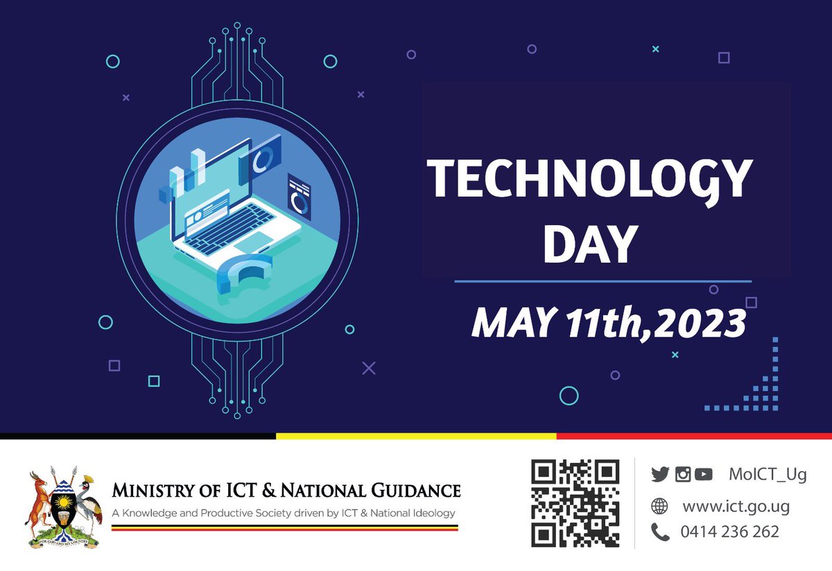 The theme for this year’s International Technology Day is “School to startups- Igniting Young Minds to Innovate.” Celebrating technology day raises awareness about the importance of technology in addressing societal challenges and fostering economic growth.
#MOICTUG 
#DigitizeUG