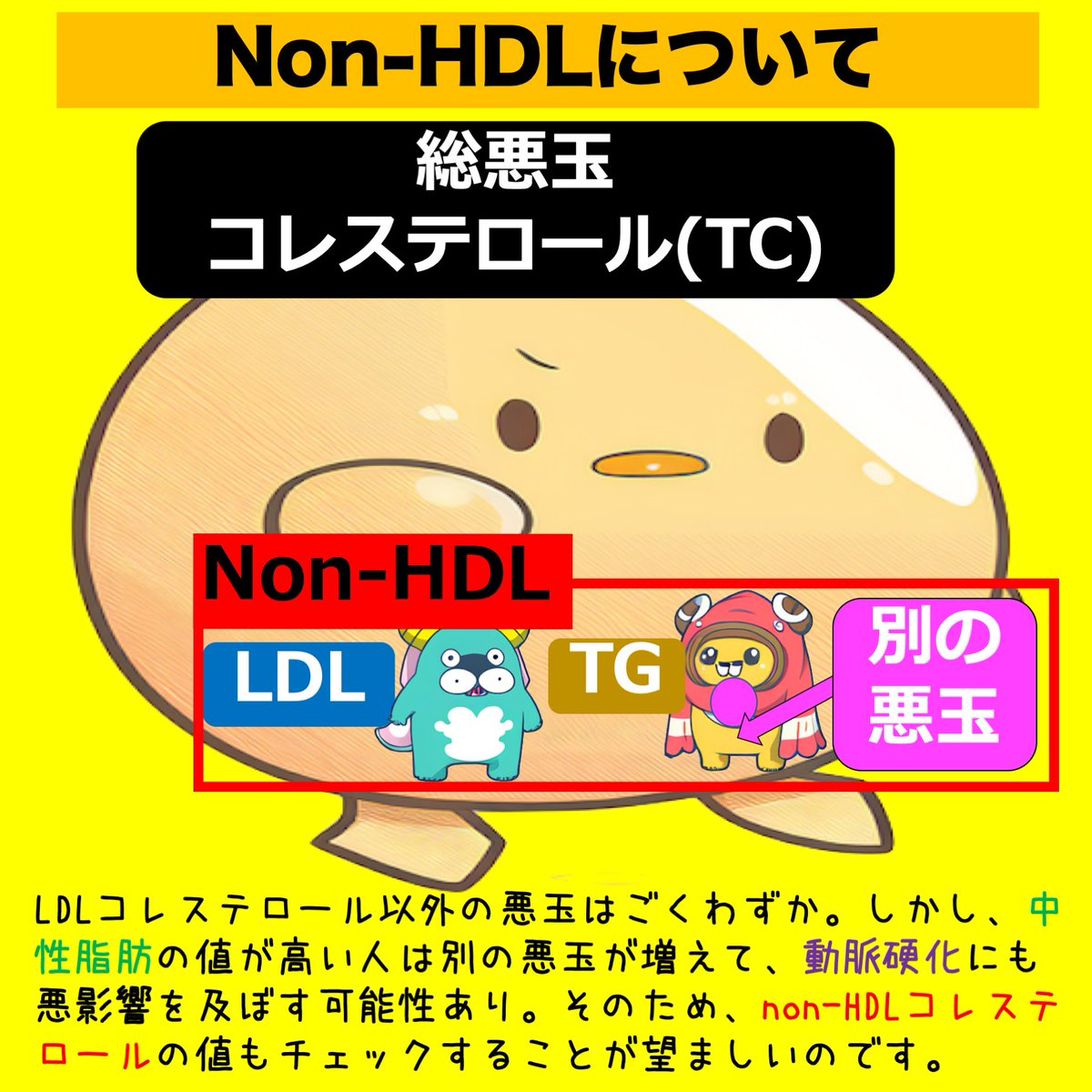 NP42929191's tweet photo. non HDL-Cについてです。計算系の問題はNP試験に出るかもしれませんね。　#NP #nursepractitioner #診療看護師 #看護師国家試験 #NP試験 #医学 #看護 #NP養成大学院 #勉強 #資格 #看護学生 #入試 #試験対策 https://t.co/VNwXvGkvPo