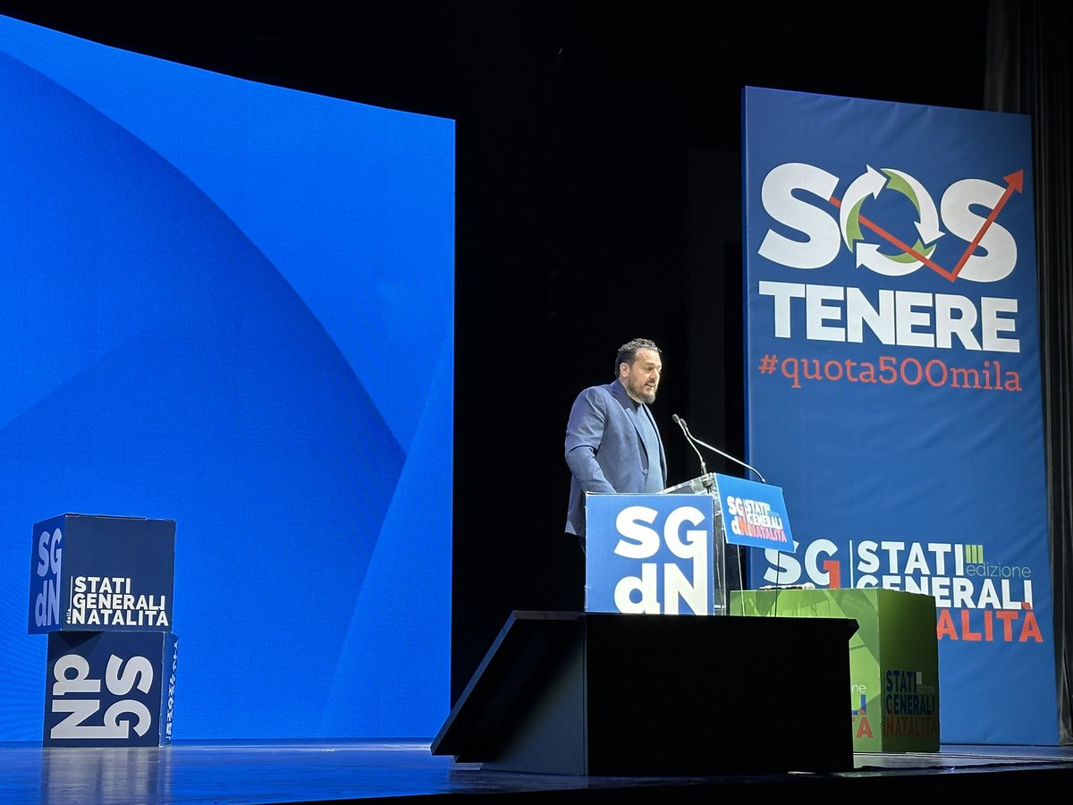 #SGDN #quota500mila
Gigi De Palo. La Natalità:
- è questione di tutti 
- è una questione culturale ma anche di aiuti concreti
- permette un equilibrio e la libertà di tutti
- non è vero che “meno siamo, meglio stiamo”. Non sono i bambini che inquinano, ma il consumismo