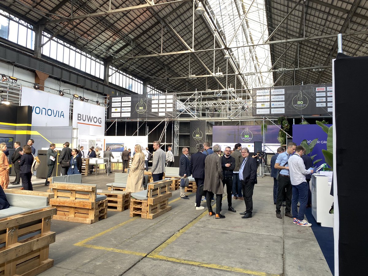 #80sekunden - heute trifft sich die #ConTech und #Proptech-Szene in Berlin. Zwei Tage geht es bei 80-sekunden.de um das neue Bauen.