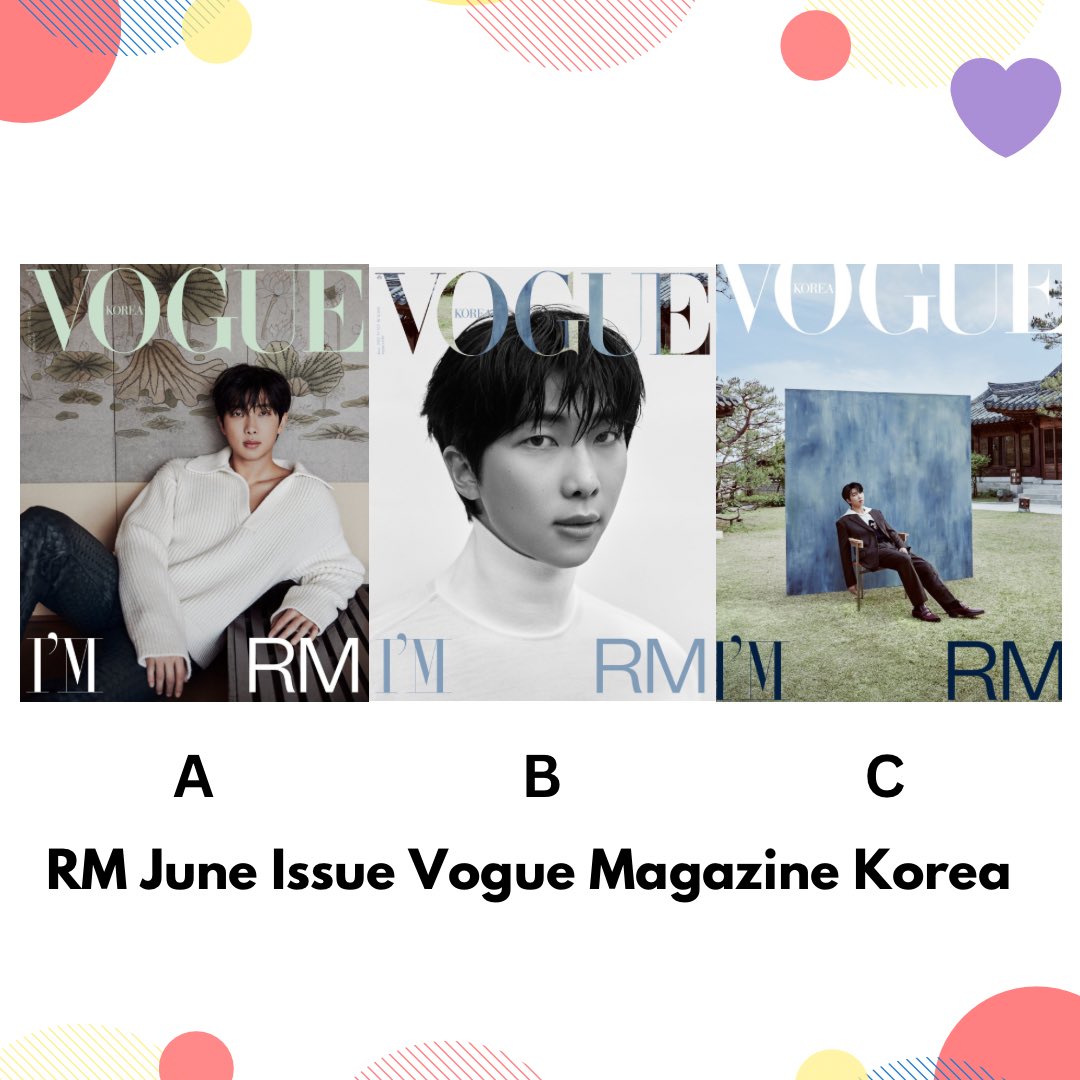 ph_safe's tweet image. RM Vogue Magazine Cover June Issue 💜

P650 each
P1750 Set

DOO: Till Soldout 
DOP: 30% to secure/ 30% after 15 days/ 40% after 15 days
(1 Month DOP)

📦Normal ETA 3-4 weeks from release)
🚚MOD: SDD/GGX/SCO/LBC
MOP: Gcash/BDO/Unionbank/Paypal 

General Order Form on Bio 💜