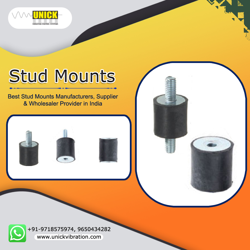 UnickVibration's tweet image. One of the best leading most Manufacturer &amp;amp; wholesalers of Stud Mounts in India
Call @9718575974, 9650434282 |unickvibration.com/product/stud-m…
#studmounts #installationsheets #springpads #wedgemounts #antivibrationpads #vibrationpads #pads #installations #airspringpads