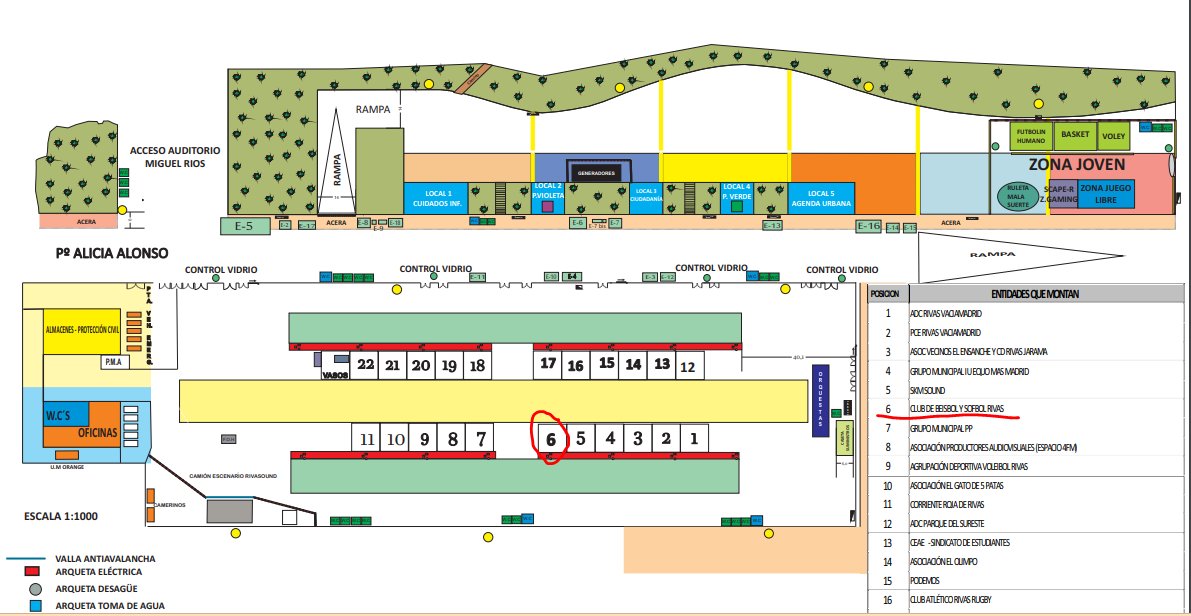 Hoy jueves 11 de Mayo a las 18h se abre nuestro Kiosco del CBS Rivas (el número 6). Hasta el 14 de Mayo en horario de 18h a 4:30h. Si te pasas por allí podas degustar nuestra oferta gastronómica,  beber y entre amigos, hablar un rato de beisbol/softbol.  Te esperamos!
