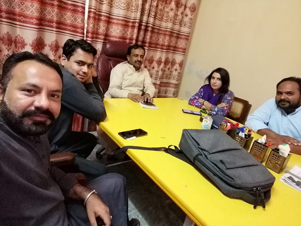 After long time meet up with Noor Hassan Mangrio sb at TDO office sanghar,details disscused about 2022 flood relevent condations and ongoing activities in sanghar Sindh