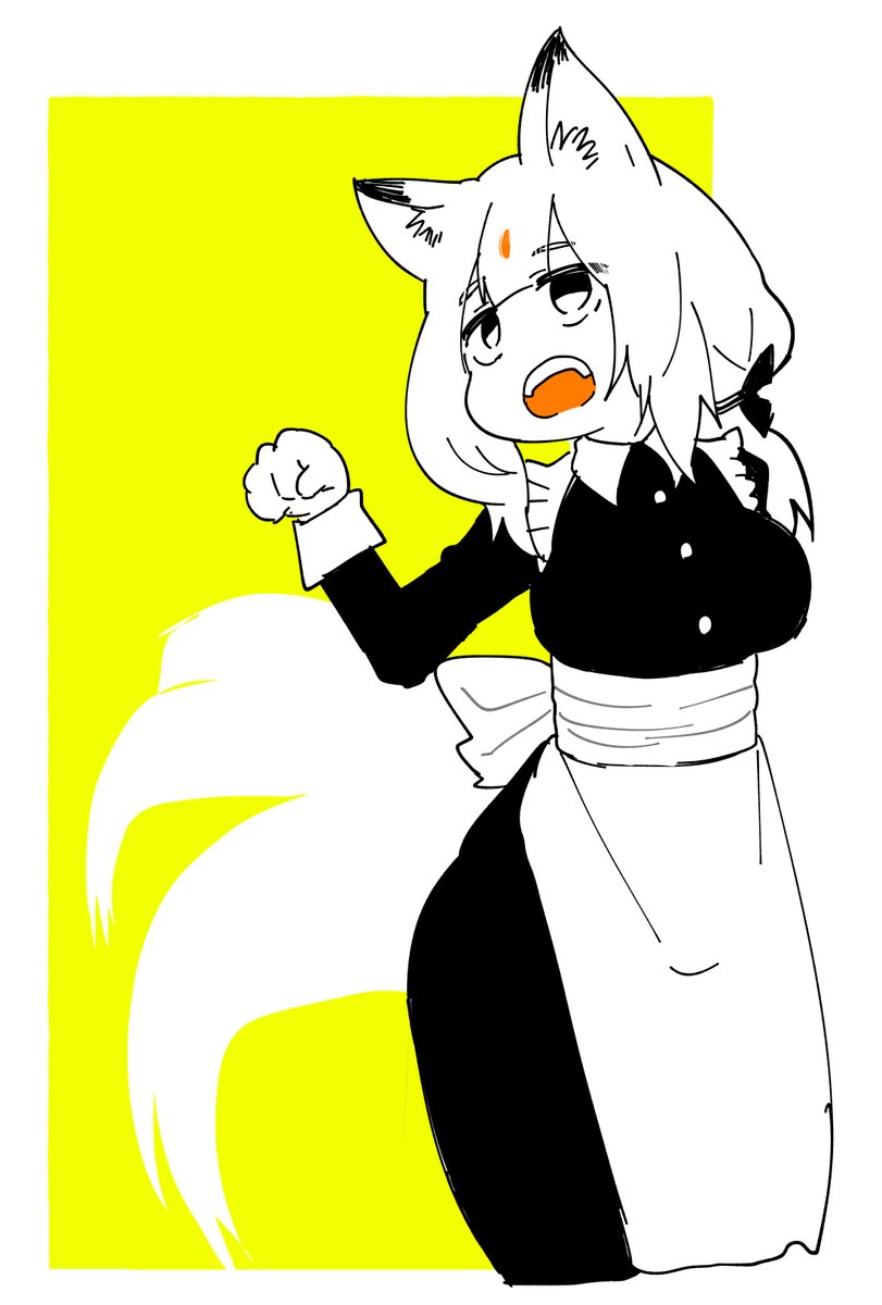 １日の遅刻はセーフ！（←
メイド萌えというより、あんまり言うこと聞かなさそうなメイドさんが好きっぽい🎯
#メイドの日 https://t.co/8A9mxmGA2V