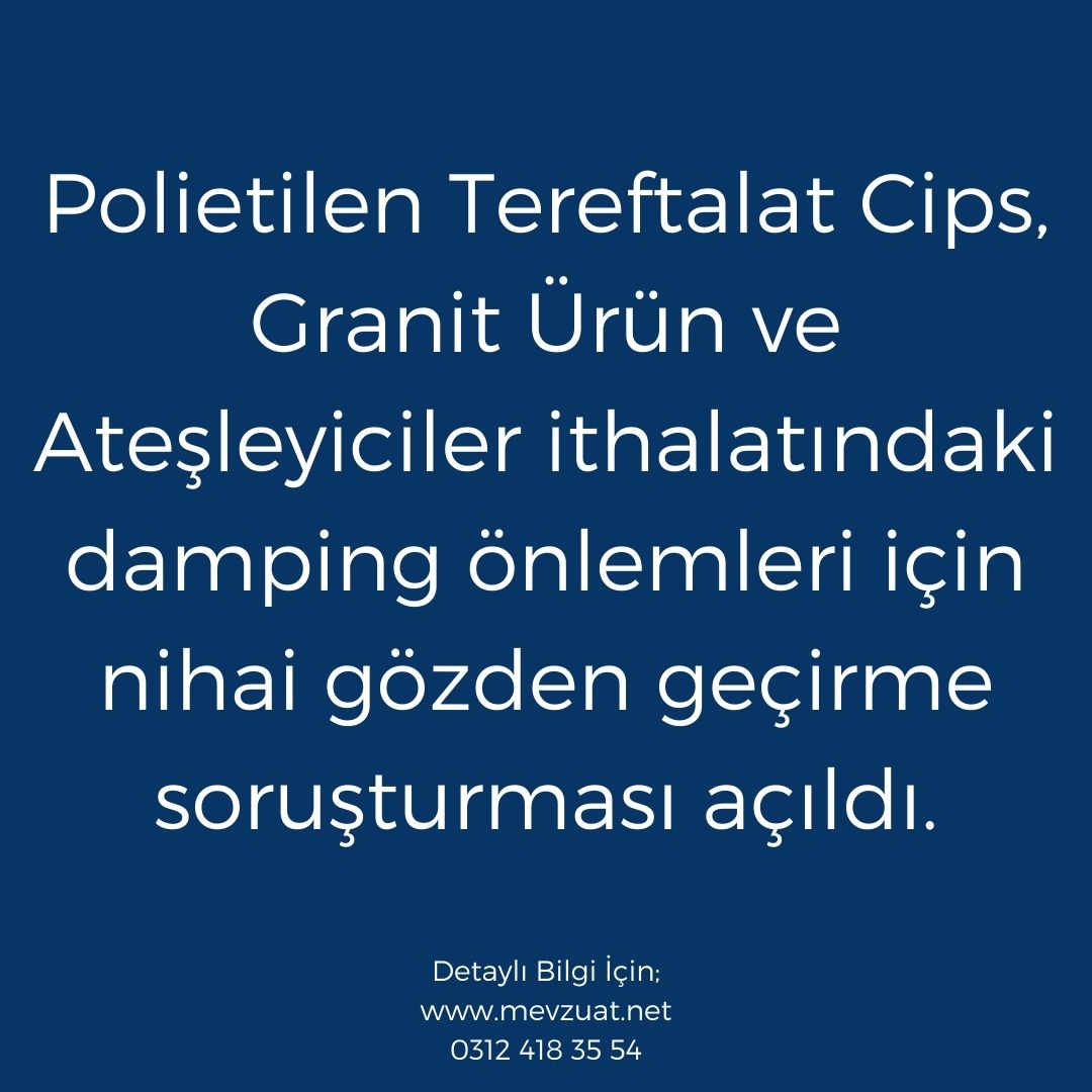 Detaylı Bilgi İçin;     
mevzuat.net 

#gümrük #gümrükmüşavirliği #ticaretbakanlığı #mevzuat #ithalat #ihracat
