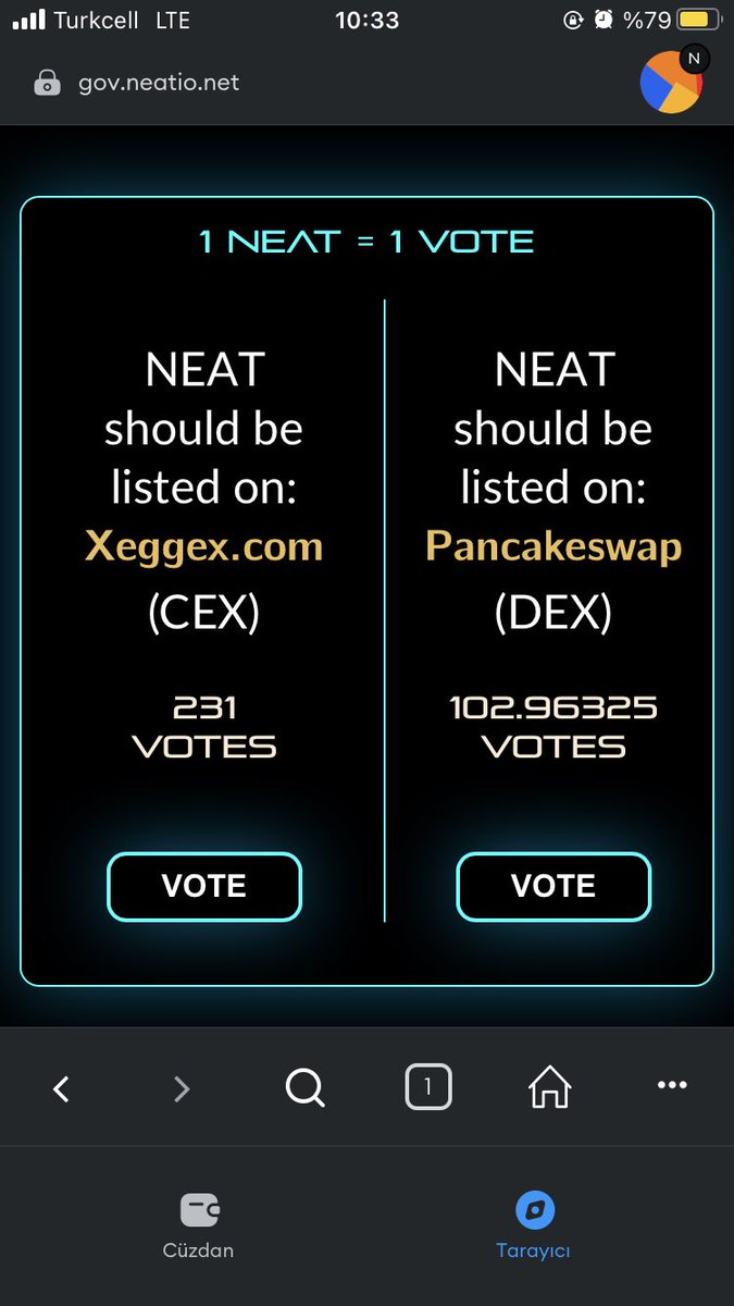 Patienceswhale's tweet photo. #NEATIO Yeni Listeleme için oylamaya açıldı. @xeggex vs @PancakeSwap oyunuzu @MetaMask cüzdanınızın tarayıcı bölümünden https://t.co/9A1wN47ybQ adresinden kullanabilirsiniz. 1 $NEAT = 1 OY detaylar👇
#NEAT #Web3 #Crypto #cryptocurrencies https://t.co/XROso40gal