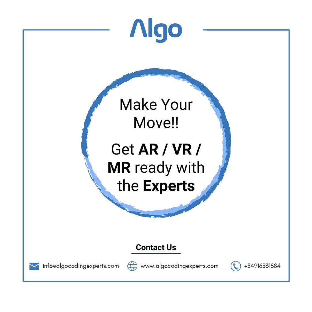 Algo_Experts's tweet image. Experience the future of interaction with our Mixed Reality services, where the real and virtual worlds merge seamlessly.
#algocodingexperts #MixedReality #smartglasses #vr #virtualreality #ar #mixedreality #metaverse #futureofwork #creativity #ARdevelopment #thursday #spain