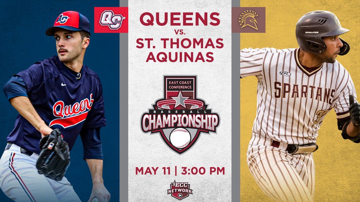 ECCNetwork (@eccsportsnet) on Twitter photo πβΎοΈ ECC Baseball Championship - Game Two βΎοΈπ
<a href="/QCKnights/">Queens College Knights</a> vs. <a href="/STACSpartans/">STAC Spartans</a>
βοΈ: 3:00 p.m.
π»: eccsportsnetwork.com
π±πΊ: ECC Network app
Highlights: Here on <a href="/ECCSportsNet/">ECCNetwork</a> πβΎοΈ ECC Baseball Championship - Game Two βΎοΈπ
<a href="/QCKnights/">Queens College Knights</a> vs. <a href="/STACSpartans/">STAC Spartans</a>
βοΈ: 3:00 p.m.
π»: eccsportsnetwork.com
π±πΊ: ECC Network app
Highlights: Here on <a href="/ECCSportsNet/">ECCNetwork</a>