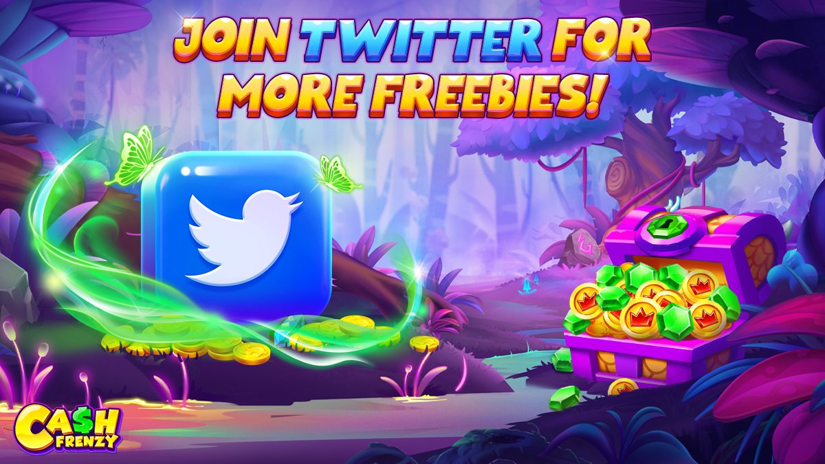 🥳 Hi, Welcome to the Cash Frenzy Twitter fan page! 💥 Follow us and collect FREE COINS every day! 💫 Drop your 🆔 & RT to enter our 𝐏𝐫𝐢𝐳𝐞 𝐃𝐫𝐚𝐰! 😍 $𝟓𝟎𝟎 𝐖𝐎𝐑𝐓𝐇 𝐎𝐅 𝐆𝐈𝐅𝐓𝐒 awaits lucky winners! 💰 Freebies: bit.ly/3BgtYrB 👆 Valid for 48 hours