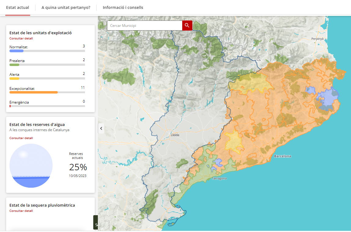 👉Avui entren en vigor els canvis en l'estat de la #sequera a les conques internes, anunciats pel <a href="/govern/">Govern de Catalunya</a> la setmana passada.  

👀Consulta la resolució del director al <a href="/DOGCdeldia/">DOGC</a>: dogc.gencat.cat/ca/document-de…

📌Més informació al portal de la #sequera: sequera.gencat.cat/ca/inici/