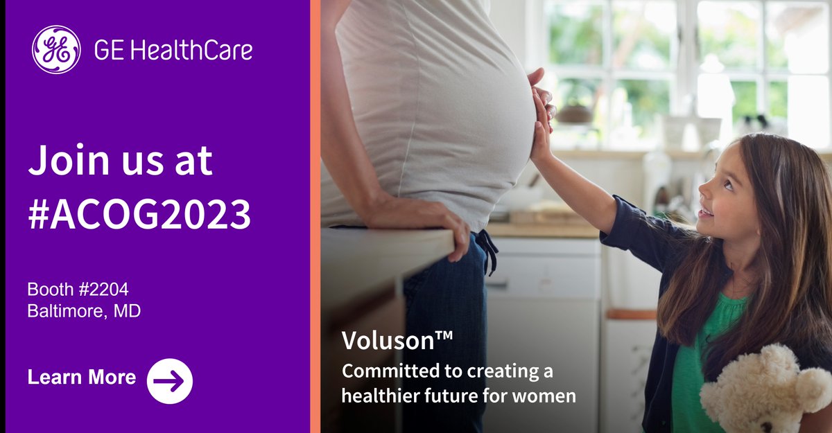 Elin_Lindberg1's tweet photo. Attending #ACOG2023? Stop by the GE HealthCare booth and see how our #Voluson #ultrasound solutions are empowering confident care. Learn more, https://t.co/d777OCRZW7

#healthierfutureforwomen  #obgyn  #maternalhealth  ... https://t.co/HYhx8LtJbi