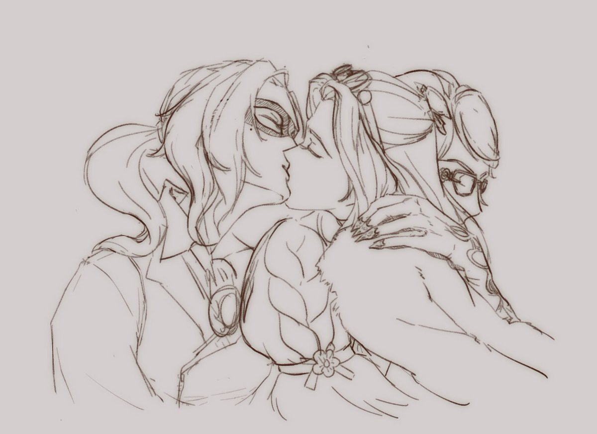 #bayojeanne #cutiethief 
Oops～
I've wanted to draw this for a long time……😜😜
（Perhaps it should be called bayojeannebayo