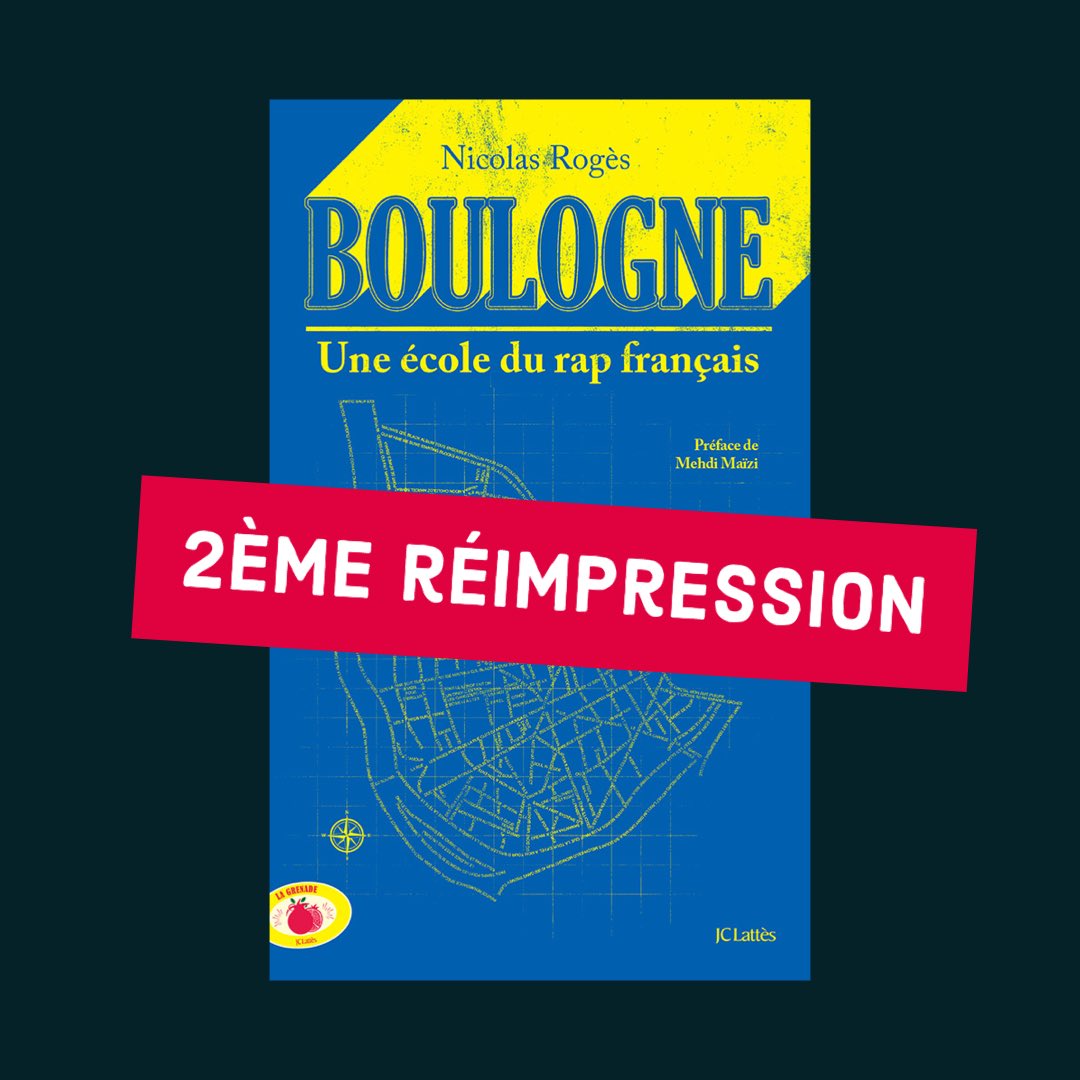 Hirma_vengu's tweet photo. Déjà une deuxième réimpression pour « Boulogne : une école du rap français », une semaine après sa sortie !
Merci 🙏🏼 pour votre enthousiasme ! 
@NicolasRoges @Label_LaGrenade https://t.co/9yMcKoOfdJ