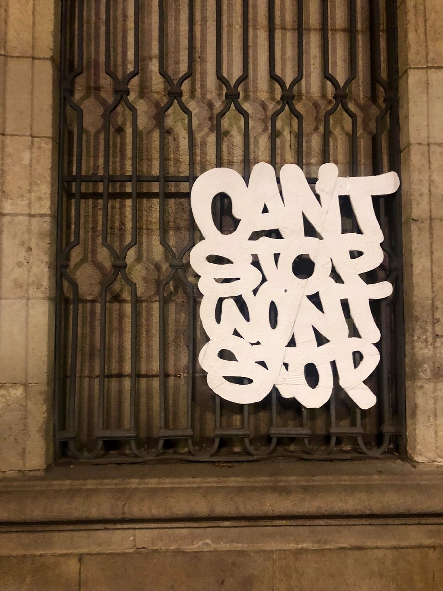 Can’t Stop, Won’t Stop … exhibition still open at <a href="/ImpaktesVisuals/">Impaktes Visuals</a> in #Sabadell 

#graffiti #painting #barcelona #cataluña