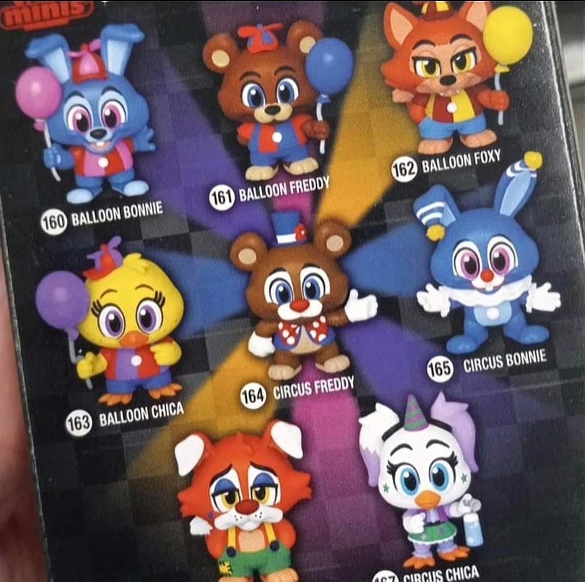 Five Nights at Freddy's FNAF Balloon Foxy Freddy Circus Bonnie Set