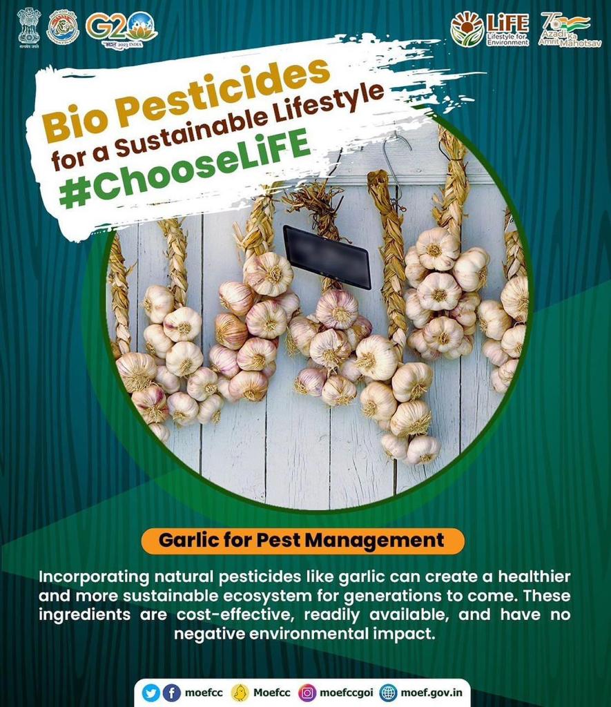 #BioPesticides for Sustainable Lifestyle #ChooseLiFE #MissionLiFE #BharatParv2023