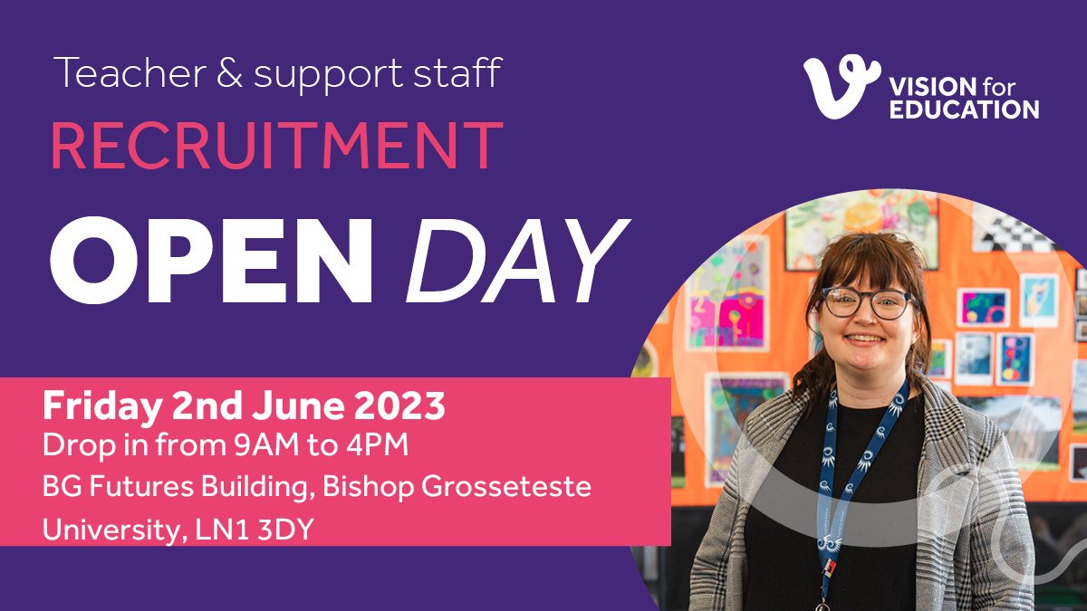 jessV4E's tweet photo. Looking to kickstart your career in education? ๐๐ก
Join us for the Vision for Education Open Day on June 2nd, 2023 @ BG Futures! ๐ซ๐
Explore exciting opportunities and vacancies for aspiring teachers and support staff. ๐๐ฉโ๐ซ๐จโ๐ผ
#VisionForEducation #VisionSupport #VisionTeaching https://t.co/iXDT5TSays