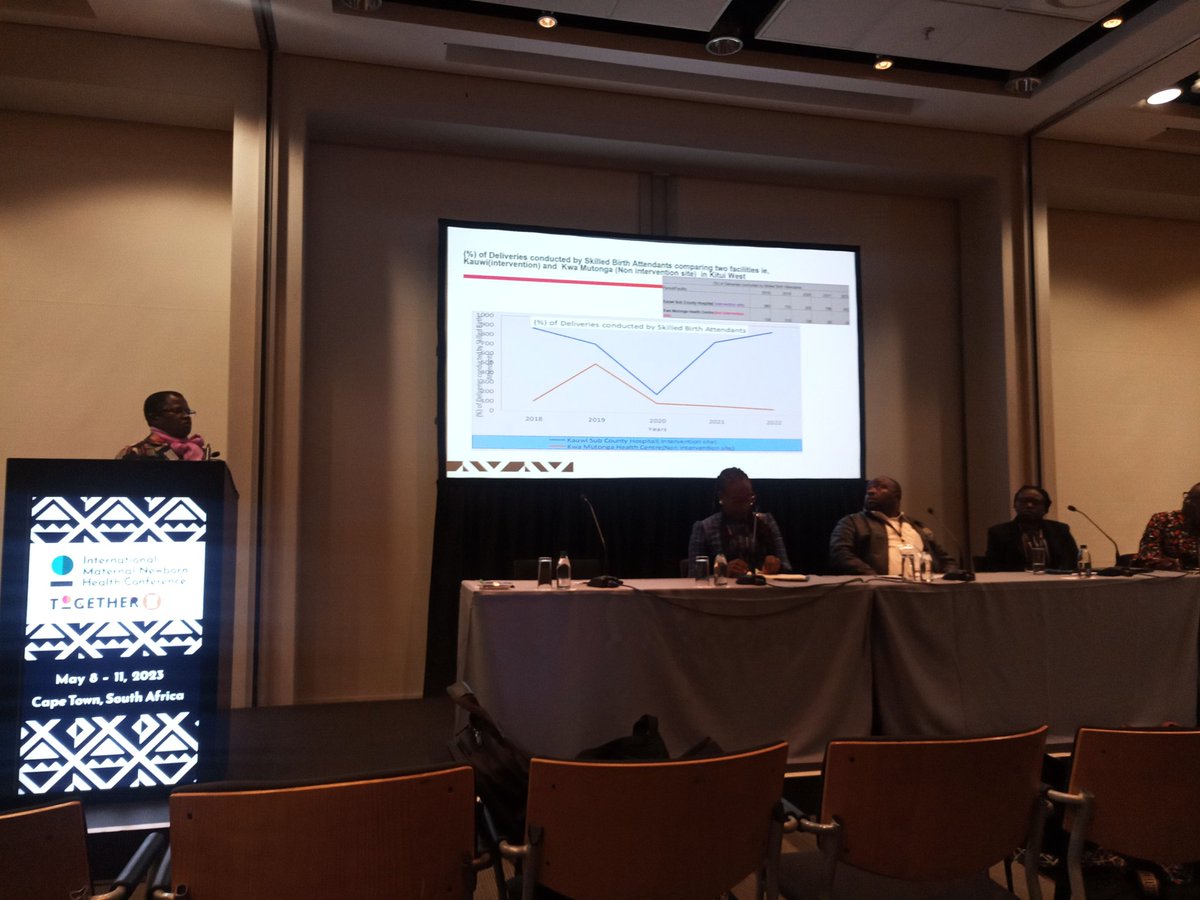 okoro_dan's tweet photo. Dr Miriam Wagoro @uonbi presenting on Community centred midwifery model to ensure continuity of reproductive and maternal health services during the peak of COVID19 pandemic. #IMNHC2023. Supported by @UNFPAken. @UNFPA_ESARO @Amref_Kenya #ALIGNMNH https://t.co/63GO9WyD3Z