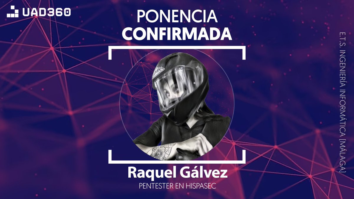 uad360's tweet image. Presentamos nueva #ponente #confirmada para la tercera edición del #congreso de #ciberseguridad #UAD360.   

Raquel Gálvez. 

#Seguridad #AWS #Cloud

¿Aún no tienes tu entrada?  👇👇👇