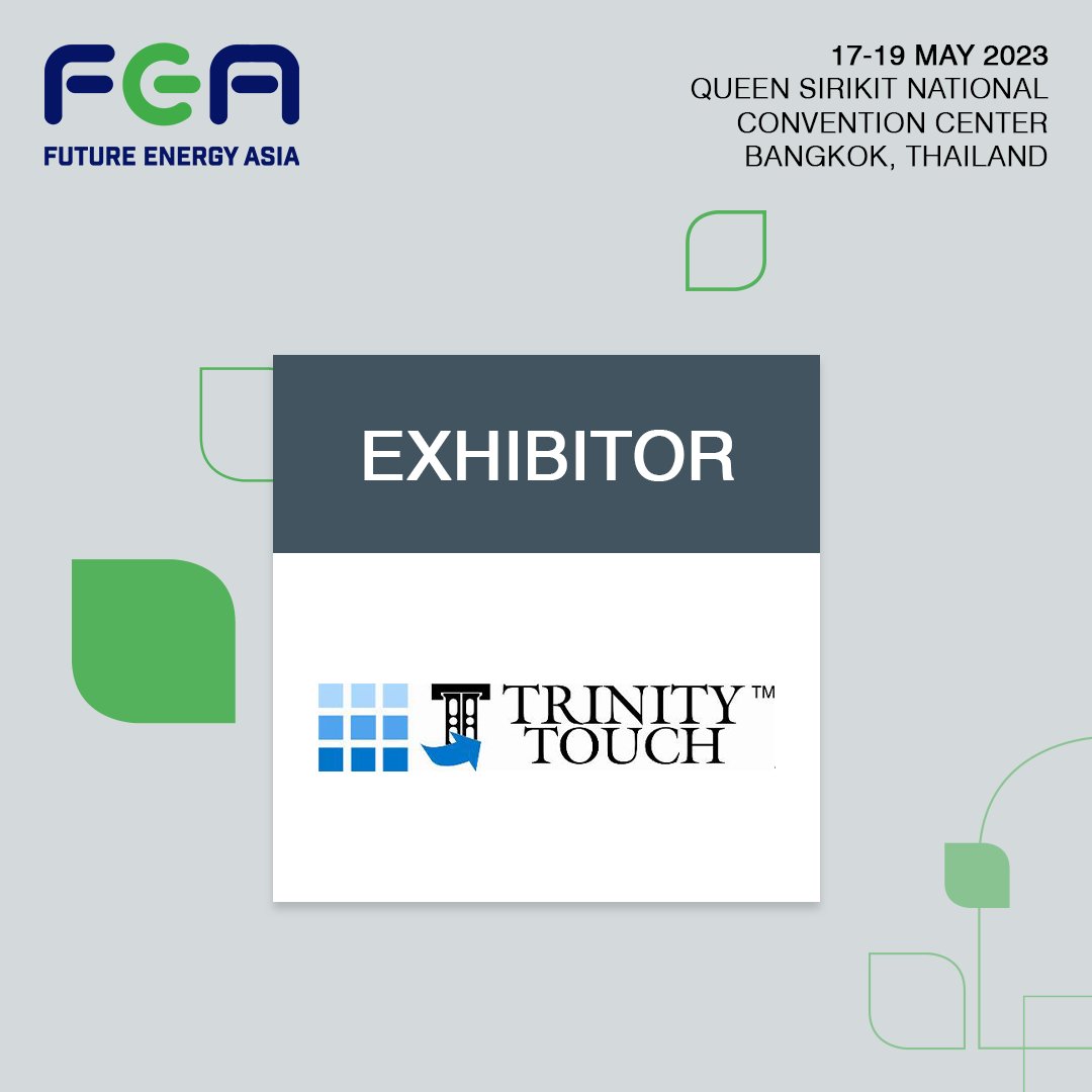 .@TrinityTouch joins Future Energy Asia in Bangkok from 17-19 May as an exhibitor. Discover their wide range of electrical and control products tailored for the energy sector.
