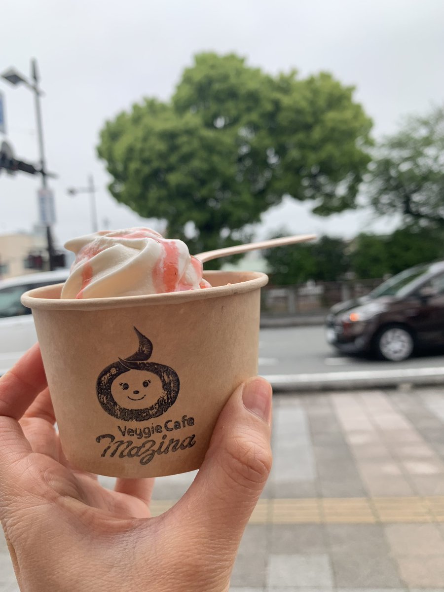 pechpechpecch's tweet photo. そいえば、おせんげんさん前のロータスランドと同じ系列のお店がプレオープンしてた。豆乳ソフトクリーム、なめらかでおいしい。お豆の味が嫌なら、イチゴソースとかトッピングすると気にならない。 https://t.co/nUsYbY394H