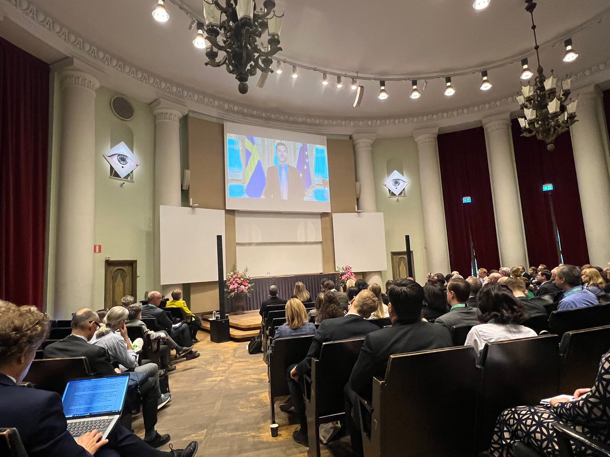 Jonas Kasteng (@jonaskasteng) on Twitter photo Trade policy should be based on science to a higher extent than today! This would benefit companies as well as economic development!
Introductory remarks by @johanforssell at the Heckscher-Ohlin Conference - organized by <a href="/sweboardoftrade/">National Board of Trade Sweden</a> and <a href="/handels_sse/">Stockholm School of Economics</a> in Stockholm. Trade policy should be based on science to a higher extent than today! This would benefit companies as well as economic development!
Introductory remarks by @johanforssell at the Heckscher-Ohlin Conference - organized by <a href="/sweboardoftrade/">National Board of Trade Sweden</a> and <a href="/handels_sse/">Stockholm School of Economics</a> in Stockholm.