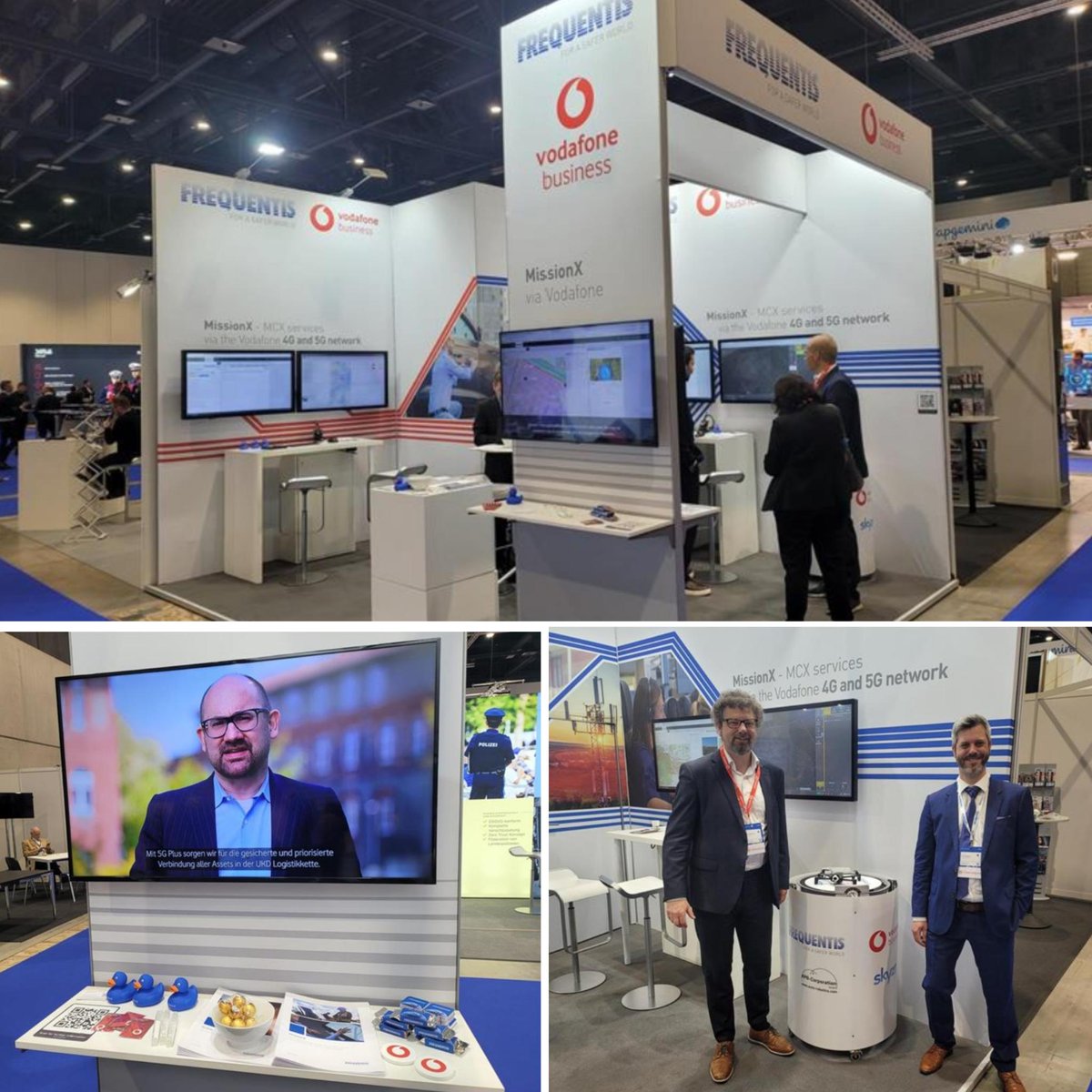 🚨Wie rocken Behörden hochautomatisierte Drohnenlösungen?

🚀Gemeinsam mit @Frequentis, Dimetor, skyzr und APB hat <a href="/vodafone_de/">Vodafone Deutschland</a> eine hochautomatisierte #Drohnenlösung für Behörden und Organisationen mit Sicherheitsaufgaben, auf dem Europäischen #Polizeikongress vorgestellt.