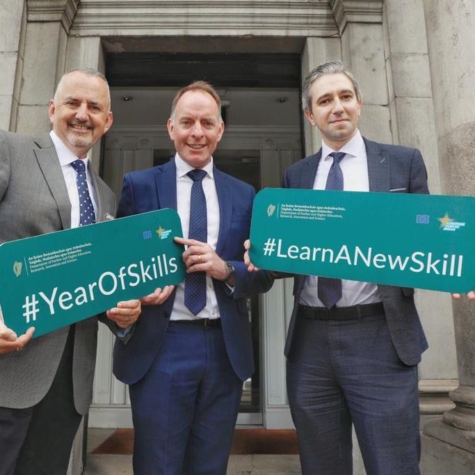 Department of Further and Higher Education (@deptoffhed) on Twitter photo Minister Harris launched the Year of Skills on Tuesday. This year, challenge yourself to learn a new skill. Go to gov.ie/skills to find out more or to get skills training for your staff.
#YearOfSkills #LearnANewSkill
<a href="/SimonHarrisTD/">Simon Harris TD</a> <a href="/EU_Commission/">European Commission</a> <a href="/EU_Social/">EU Social 🇪🇺</a> Minister Harris launched the Year of Skills on Tuesday. This year, challenge yourself to learn a new skill. Go to gov.ie/skills to find out more or to get skills training for your staff.
#YearOfSkills #LearnANewSkill
<a href="/SimonHarrisTD/">Simon Harris TD</a> <a href="/EU_Commission/">European Commission</a> <a href="/EU_Social/">EU Social 🇪🇺</a>