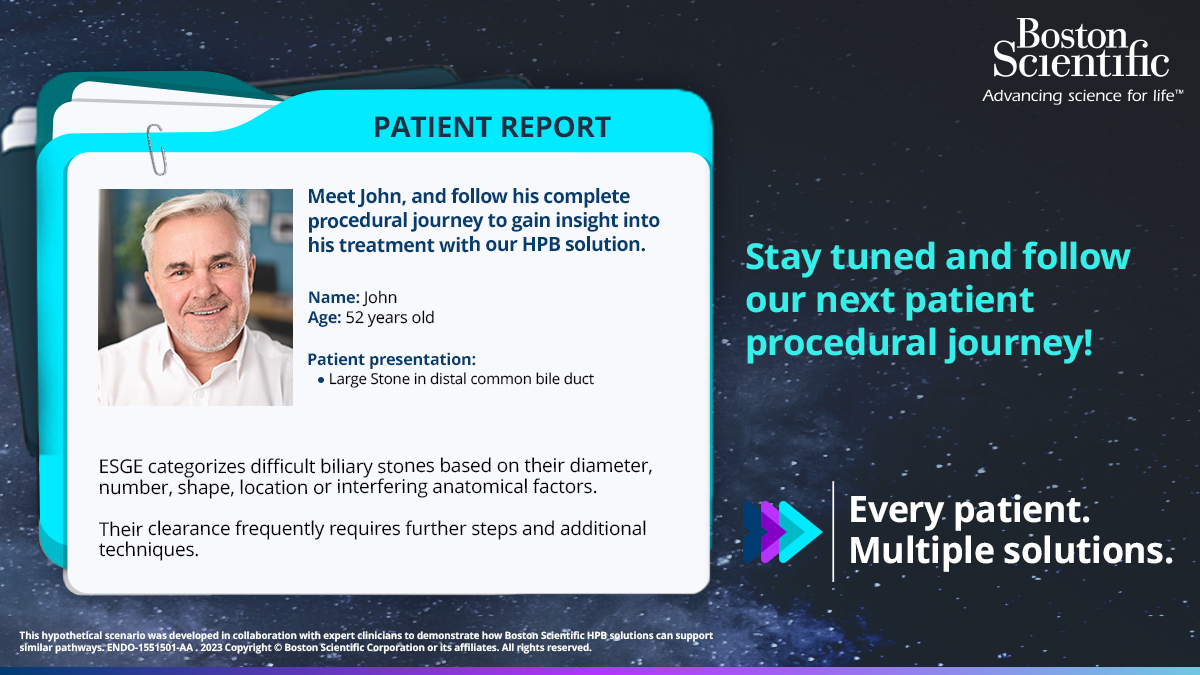 BSCEMEA_Endo's tweet photo. Stay tuned for our next patient procedural journey focused on complex stone management!
Discover our stone management solutions: https://t.co/warf6WNn2W
#HPBPatientStory #EveryPatientMultipleSolutions #BSCEMEA https://t.co/9ZH8ituET1