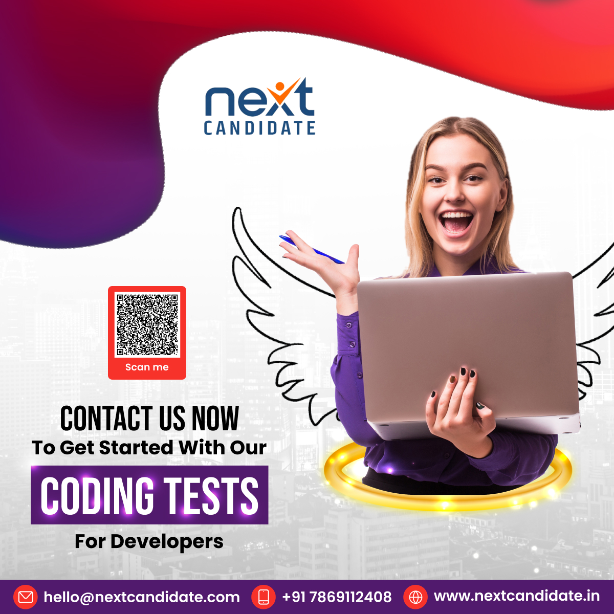 nextcandidate23's tweet image. Our coding tests are user-friendly, flexible, and customizable, and can be integrated with your existing recruitment process. So why wait? Contact us today to learn how our coding tests can revolutionize your hiring process -
#onlineassessment #onlineassessmenttool #codingtests