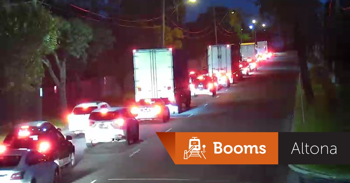VicTraffic on Twitter "Boom gates are stuck down on Maidstone Street, Altona due to a fault on