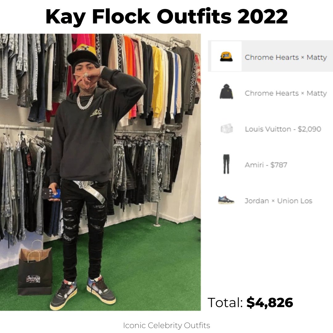 IconicCelebrityOutfits on X: Dress like Kay Flock in the Chrome