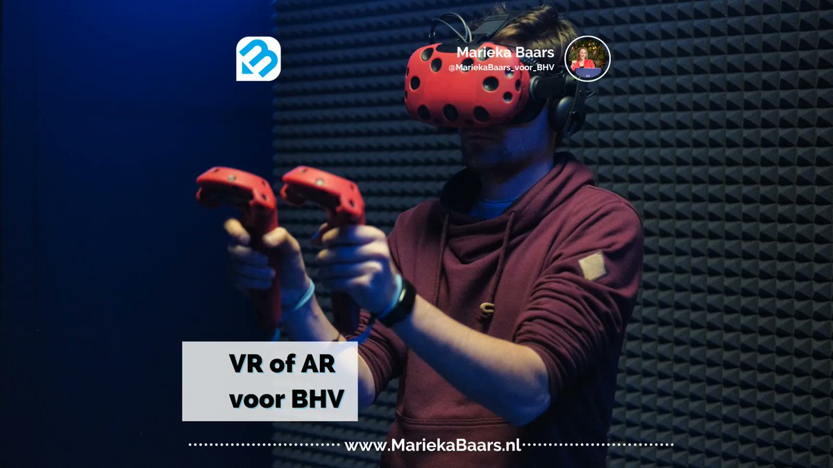 MariekaBaars's tweet photo. Laat medewerkers letterlijk door een andere bril naar BHV kijken door een BHV training met behulp VR of AR te organiseren #hoofdBHV #bhvadvies #bedrijfshulpverlening #vr #ar #bhvtraining #vrbril #virtualreality #augmentedreality https://t.co/NgsIh5hax1