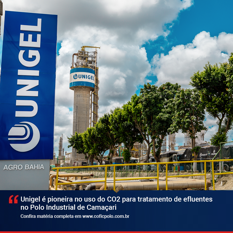 coficpolo's tweet photo. A fábrica de fertilizantes nitrogenados da Unigel é a primeira empresa do Polo de Camaçari a utilizar CO2 (dióxido de carbono) para tratamento de efluentes de forma permanente. Com a iniciativa, a empresa substitui matrizes poluentes...

https://t.co/bF03TVQIHD
#cofic #coficpolo https://t.co/zlYpbv371R