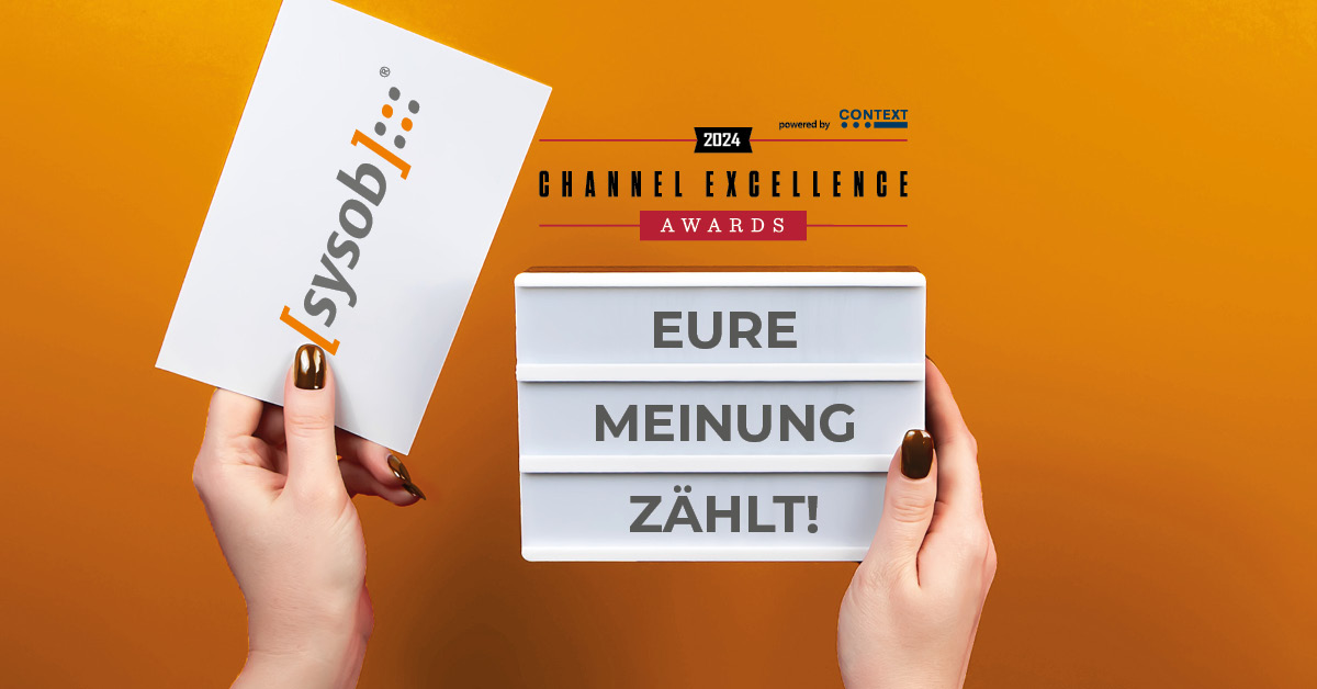 #ChannelExcellenceAwards
50 Stimmen - ihr für uns. Wir zählen auf euch!

Noch bis zum 31. Mai 2023 Bewertung abgeben 👉 survey.alchemer.com/s3/7307149/a22…

#sysob #ChannelPartner #CONTEXT #Awards #JetztBewerten #Channel #ITDistribution #ValueAddDistributor #SecureBusiness