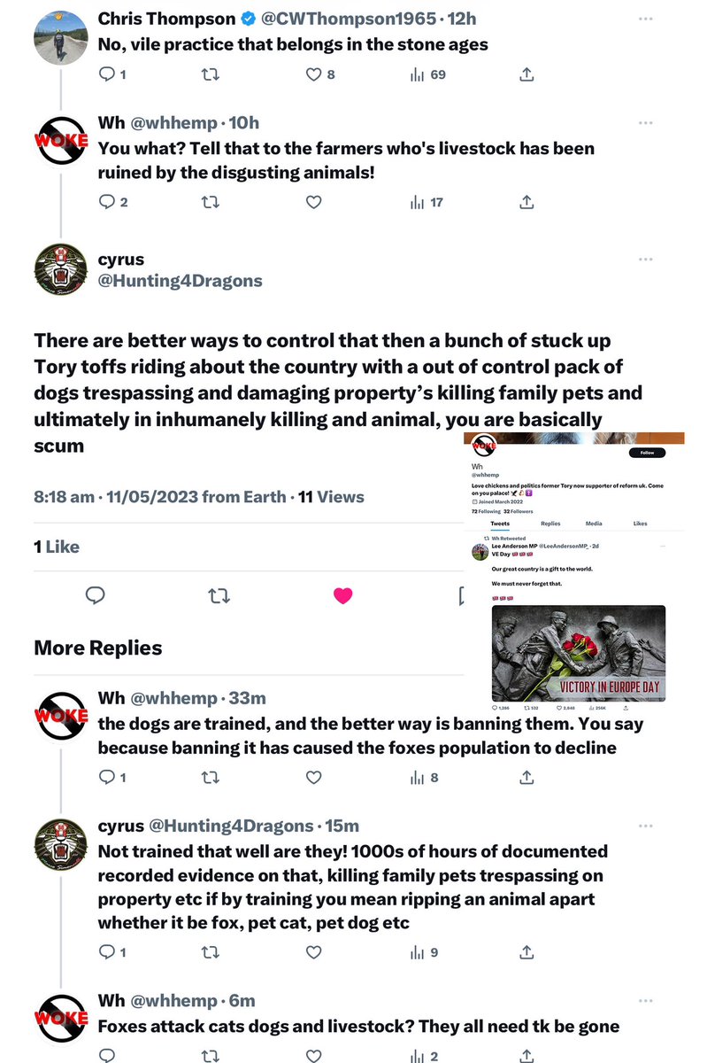 HighwaySqueak's tweet image. Yesterday brought an attempt to justify #huntingwithdogs by reason of too many foxes are being shot; rather than placing an embargo on shooting them, the elite want us to agree to foxes being terrorised for hours before being ripped to pieces.
Today there’s troll backup: #Foxes