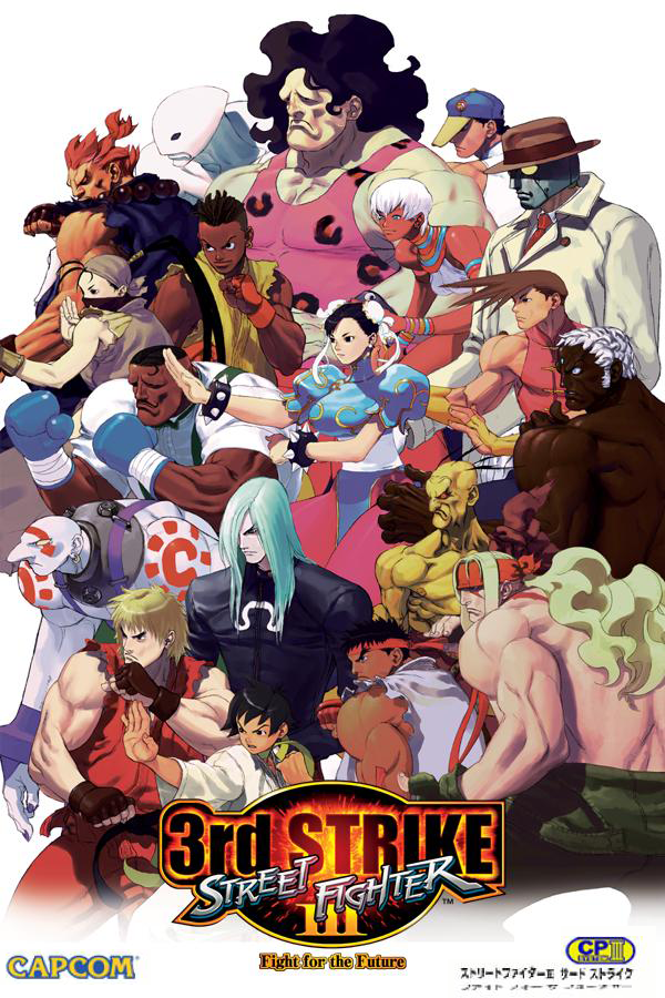 Street Fighter III 3rd Strike arcade poster Artwork by Daigo Ikeno