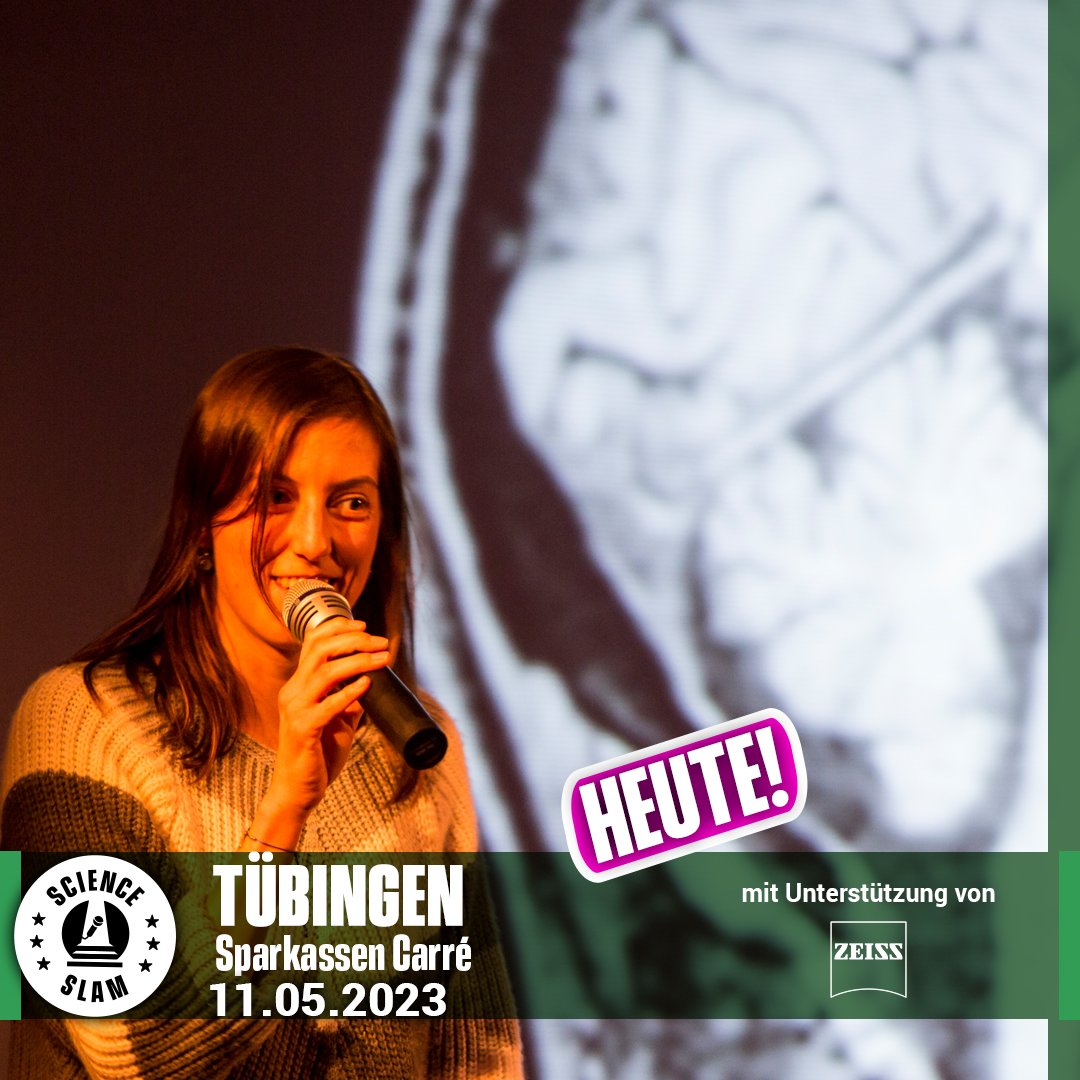 Heute Abend ist es so weit. Der Science Slam kehrt zurück nach Tübingen.

Wir freuen uns auf Jens Rudat, Melanie Kirch, Judith Alckock-Zeilinger, Gisela Detrell, Thilo Hagendorff und Tobias Butelmann

Und natürlich am allermeisten auf Euch!

#tübingen #scienceslam #wisskom #phd